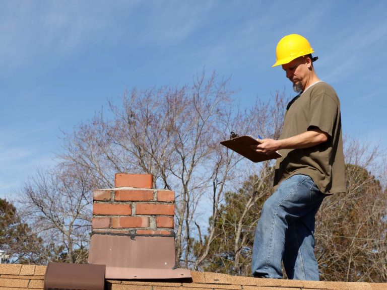 Professional chimney inspection by Haileys Pro Services