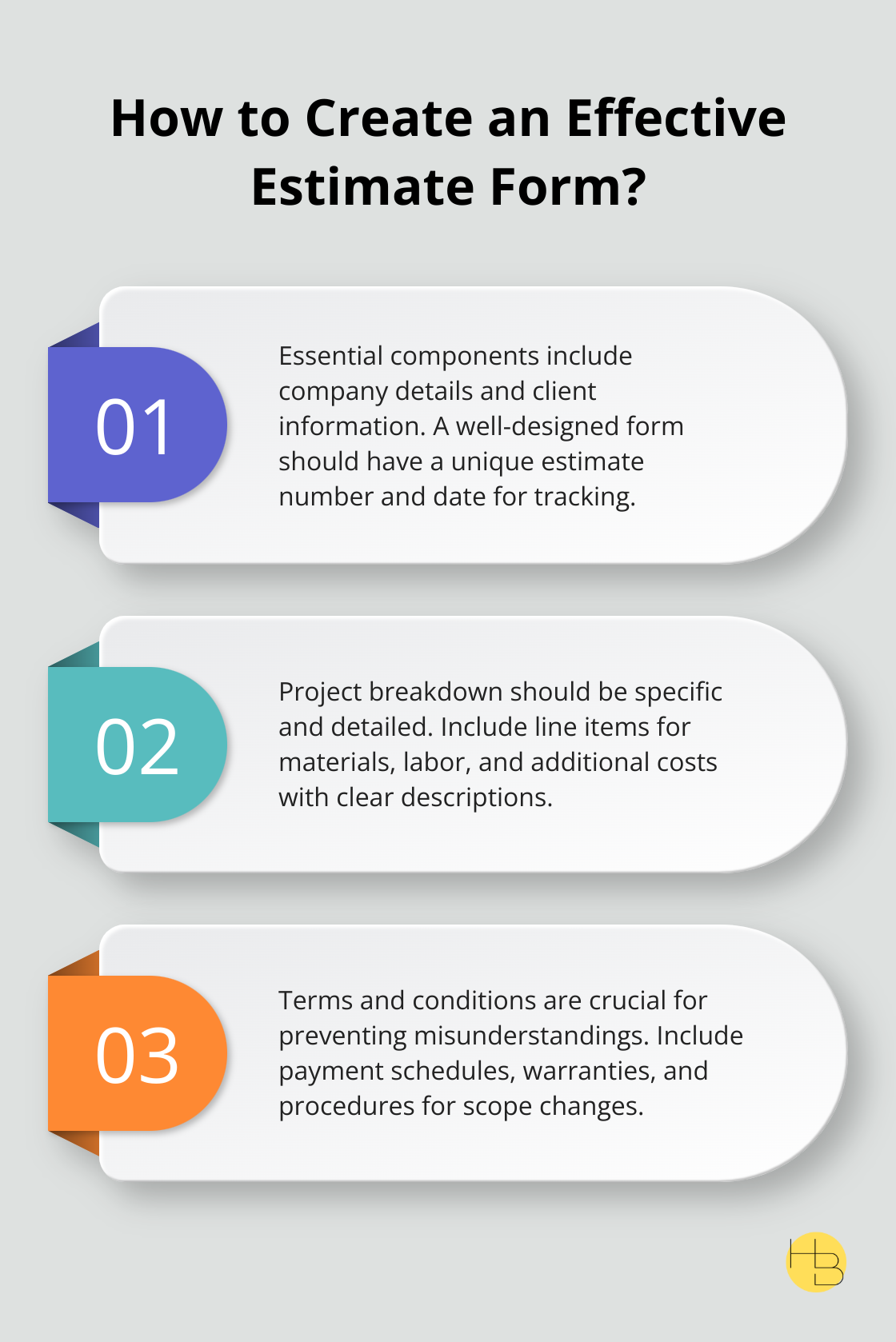 Infographic: How to Create an Effective Estimate Form?