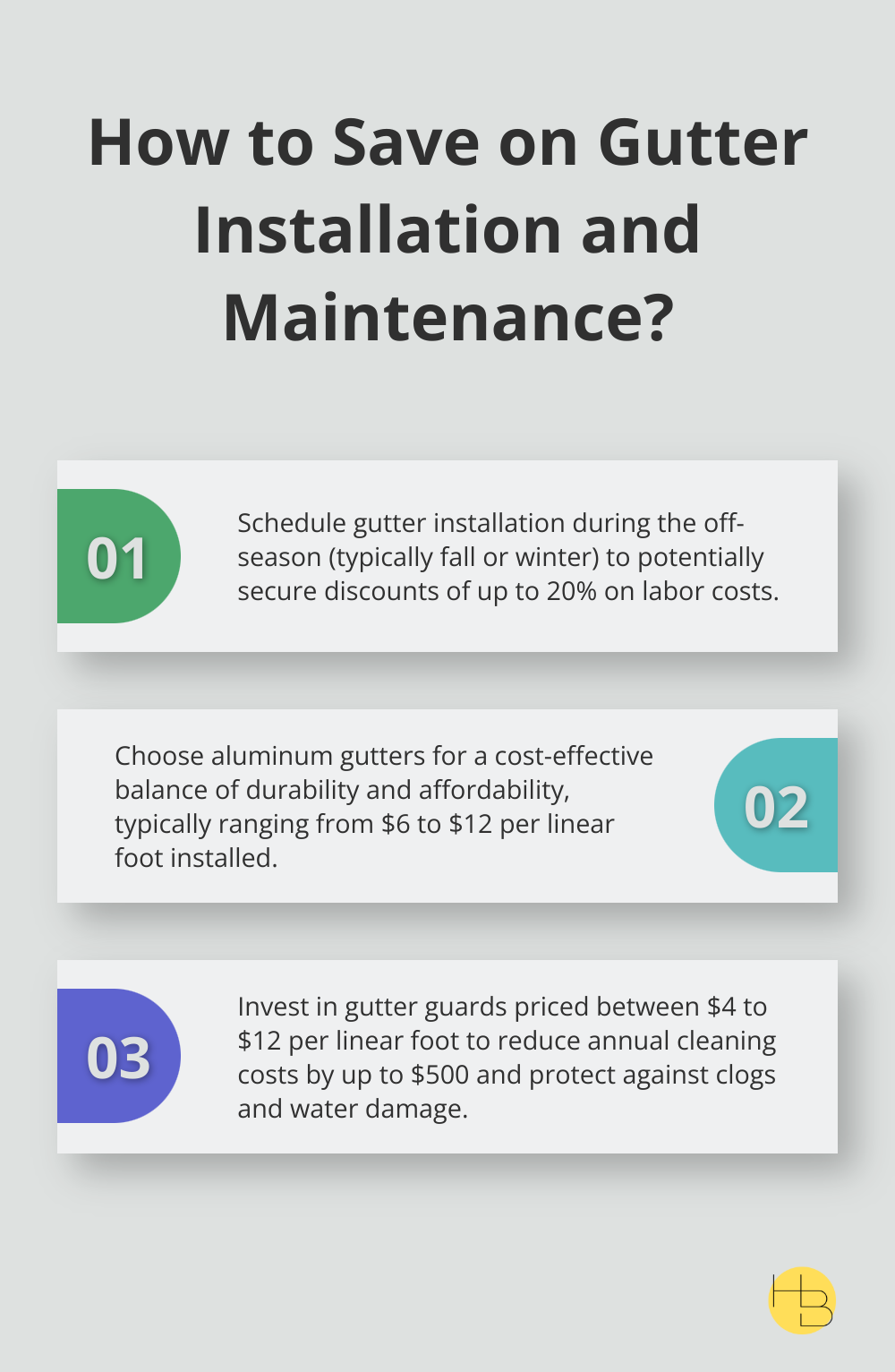 Infographic: How to Save on Gutter Installation and Maintenance?